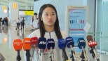 노란 수영복에 섹시한 몸매 어필하는 존예 처자