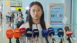 노란 수영복에 섹시한 몸매 어필하는 존예 처자