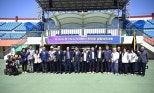 노란 수영복에 섹시한 몸매 어필하는 존예 처자