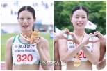 노란 수영복에 섹시한 몸매 어필하는 존예 처자