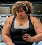 노란 수영복에 섹시한 몸매 어필하는 존예 처자