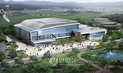 함안체육관 조감도
