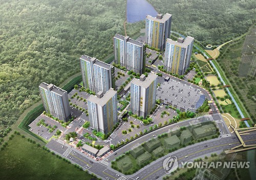 대구 금호지구에 공급될 국민임대주택 조감도