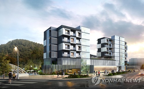 청년·신혼부부를 위한 공공임대주택 투시도