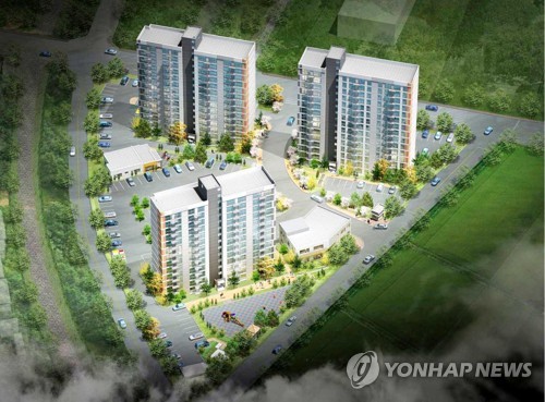 하동 국민임대주택 조감도
