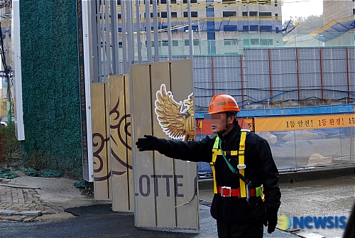 울산남구 야음동 롯데캐슬 공사, 파행 불가피
