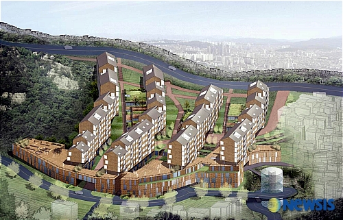 서울 이화제1주택재개발정비구역 조감도