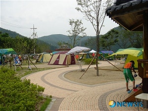 유곡면민체육공원야영장