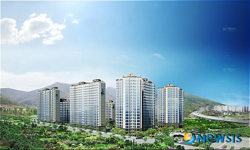 거제서 중소형 아파트 '벽산e-솔렌스힐' 분양