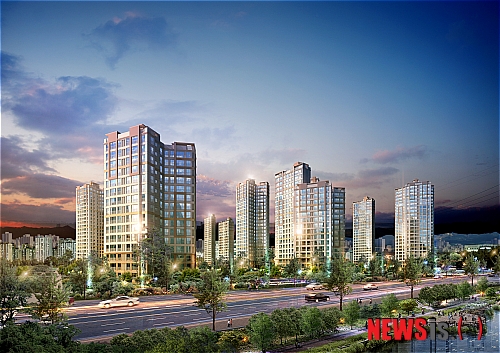 도안신도시 호반베르디움 투시도