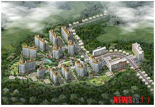 옥성골든카운티 조감도