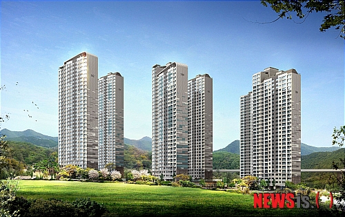 대우건설, 울산 강동산하신도시 '블루마시티 푸르지오' 분양