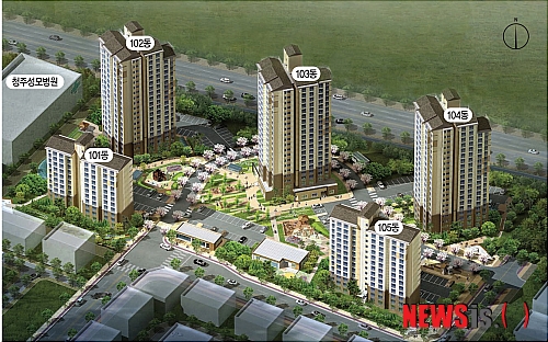 LH, 청주 율량2지구 국민임대 553세대 공급