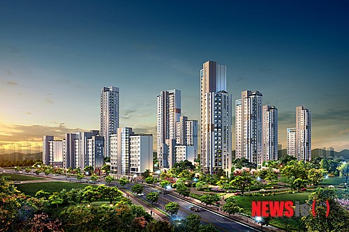 '세종 예미지' 야경 투시도