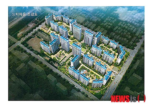 성남 리모델링 시범단지 느티마을 3·4단지 조감도