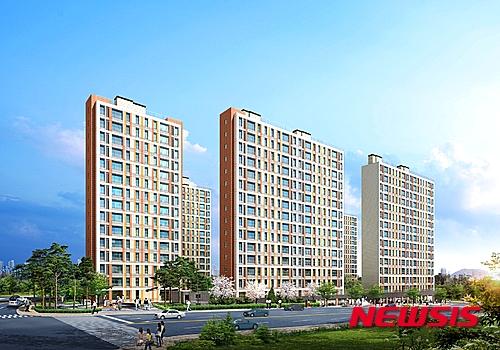 충주 우석밸리치 아파트 투시도