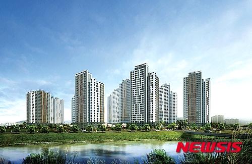 청주 GS자이 아파트 투시도