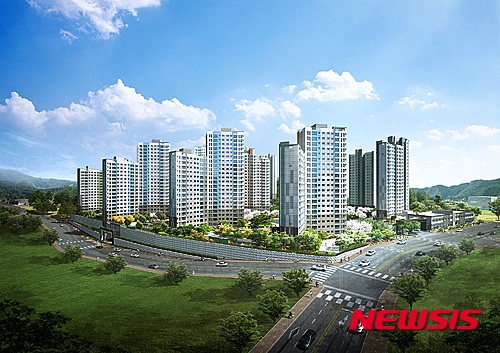 일산 에듀포레 푸르지오 투시도