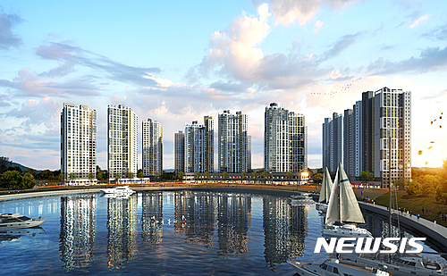 여수 웅천 꿈에그린 투시도