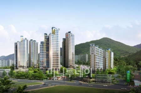 부산 '율리역 벽산블루밍' 모델하우스 개관
