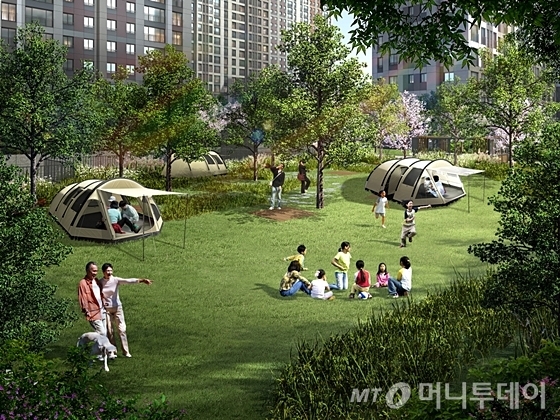 "자연속의 삶" 그린 라이프 단지…'오산시티자이'