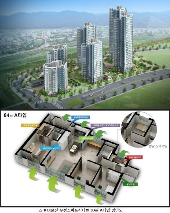 우성스마트시티뷰 아파트 투시도