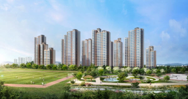 두산건설, 공원 품은 아파트 `행정타운 두산위브 더 파크` 분양