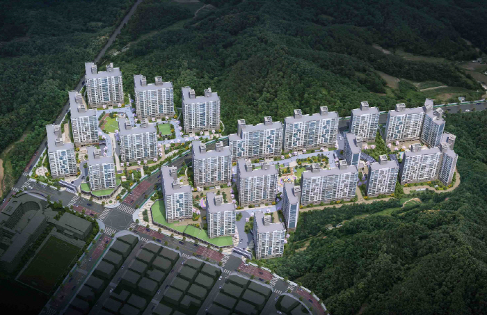 호반베르디움 — 투시도