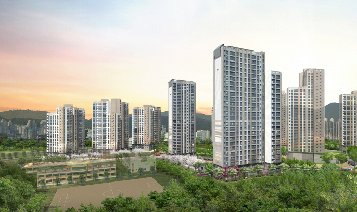 SM그룹 우방, `아산배방 우방아이유쉘` 2차 임대 공급