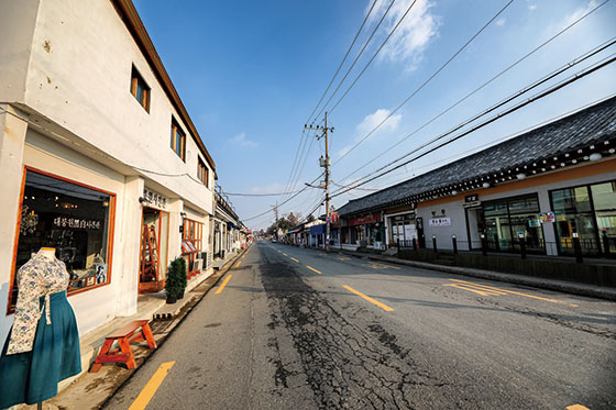 1. ペットと歩く感性溢れる路地