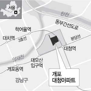 서울 첫 수직증축 리모델링 본격화 ··· 개포 대청 아파트 15층 → 18층으로