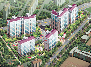 블루밍2단지 아파트 투시도