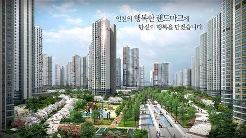 SK건설 인천SK스카이뷰로 분양열풍, 모델하우스에 발 딛을 틈 없어