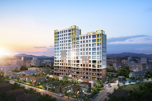 골든캐슬아파트 아파트 투시도