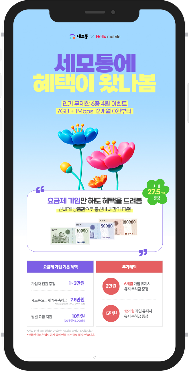 SKT 알뜰폰 요금제 비교