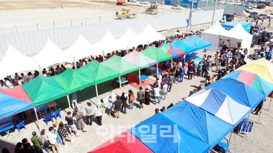김포 ‘한강메트로자이’ 모델하우스에 주말 6.5만명 방문
