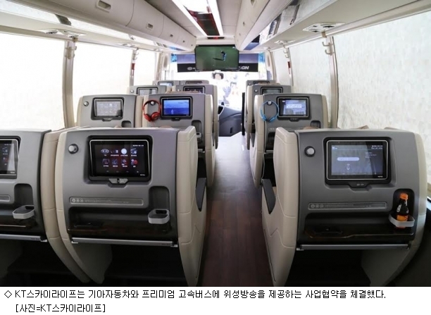 프리미엄 고속버스 좌석 배치와 구조