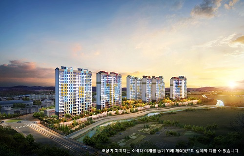 고급 커뮤니티 앞세운 ‘장흥코아루해피트리’ 분양