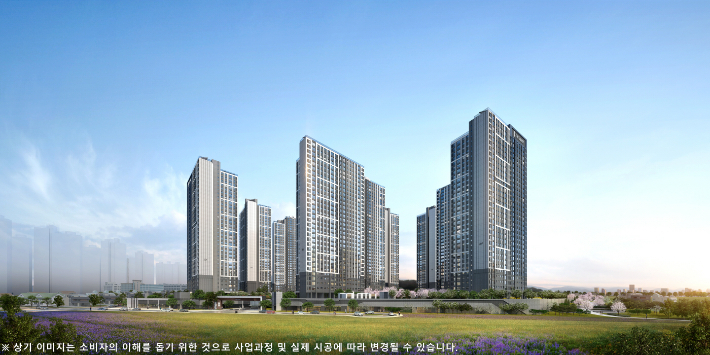 더샵 탕정인피니티시티 2차 현장 이미지