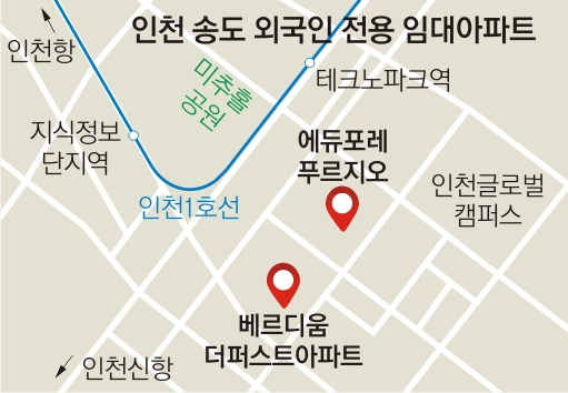 송도 외국인 전용 임대아파트 260여가구 일반에 분양