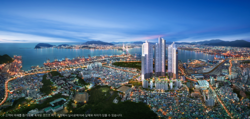 '감만 우성스마트시티·뷰', 부산만 바다 조망권 누린다