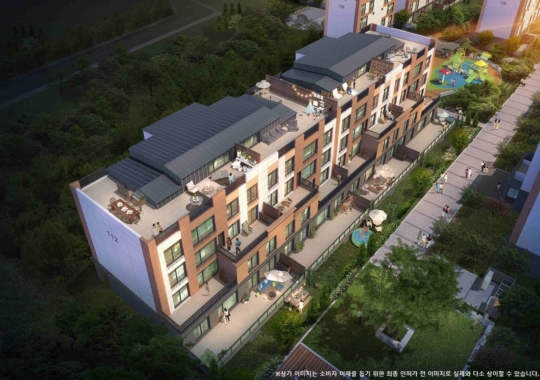 '익산 이지움 더 테라스 아트리체', 실속형 설계로 전세대 테라스 적용