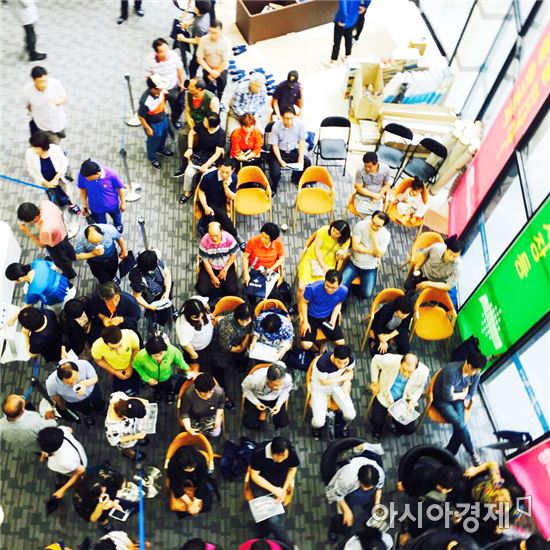 광주 남구 ‘월산동 한국아델리움’견본주택 오픈 ‘대성황’