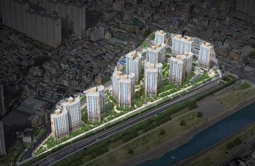 대구 신천 조망 앞산 봉덕 영무예다음 눈길