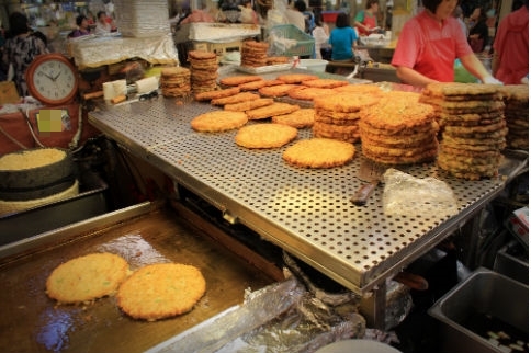 서울 광장시장 빈대떡