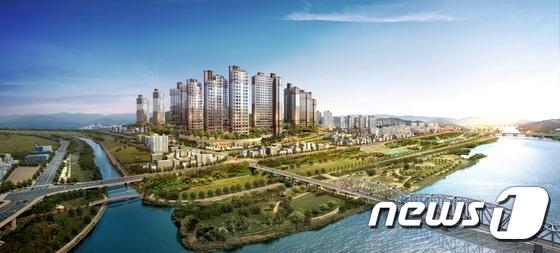 ‘공주신관 코아루 센트럴파크’ 견본주택 개관