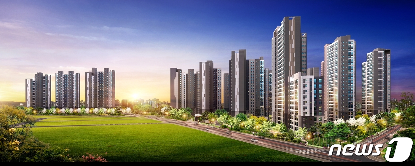 제일건설, 중흥3구역 '제일풍경채 센트럴파크' 857가구 분양 