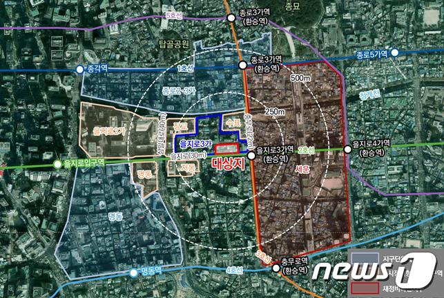 을지로3가 12지구 정비계획 결정…건자재 상가 들어선다
