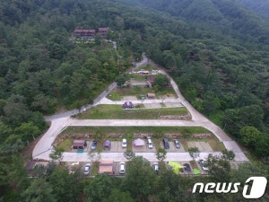 국립건봉산자연휴양림야영장