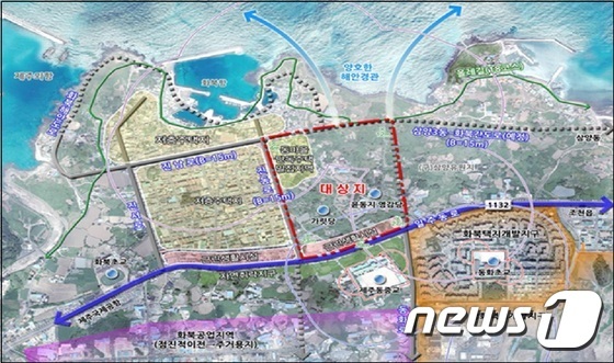 제주시 화북상업지역에 19층 844세대 아파트 조성